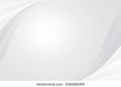 abstract white background with gradient color and artistic dynamic line decoration
