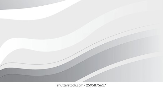 abstract white background with gradient color and artistic dynamic line decoration