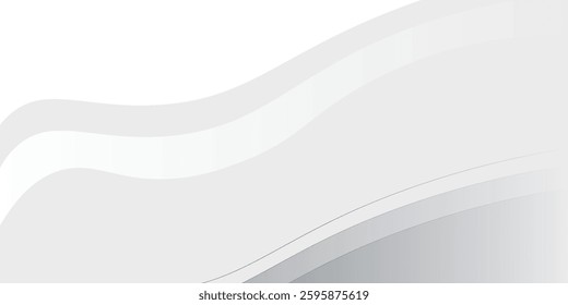 abstract white background with gradient color and artistic dynamic line decoration