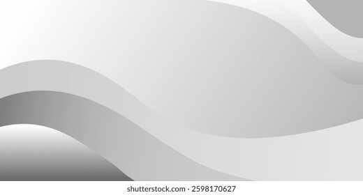 abstract white background with gradient color and artistic dynamic line decoration