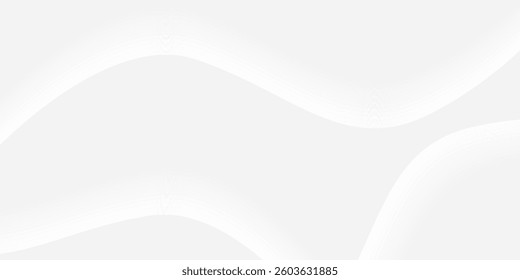 abstract white background with gradient color and artistic dynamic line decoration