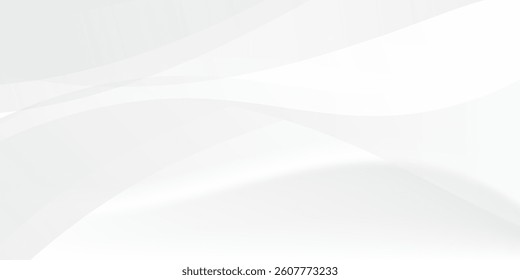 abstract white background with gradient color and artistic dynamic line decoration style