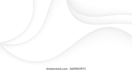 abstract white background with gradient color and artistic dynamic line decoration