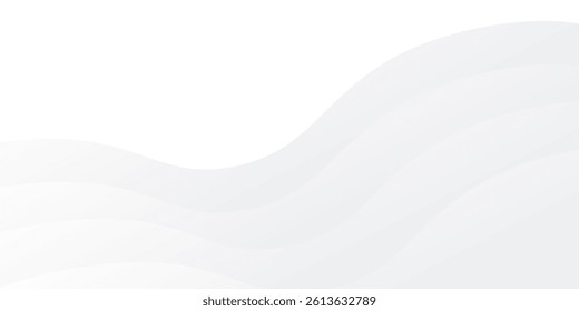abstract white background with gradient color and artistic dynamic line decoration. vector illustration