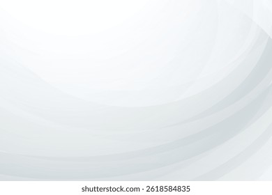 Fondo blanco abstracto con color degradado y decoración artística de línea dinámica