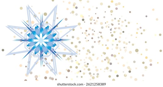 abstrakter weißer Hintergrund mit Farbverlauf und künstlerisch dynamischer Spotdekoration, Vektorgrafik