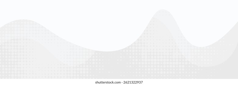 Fondo blanco abstracto con color degradado y decoración artística de línea dinámica
