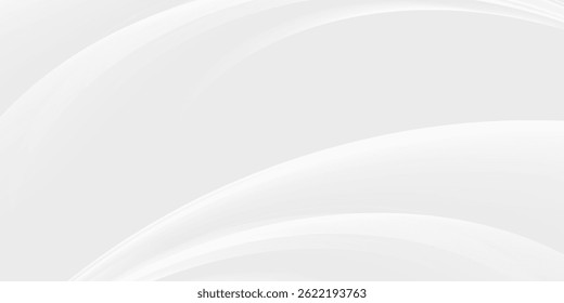 abstract white background with gradient color and artistic dynamic line decoration