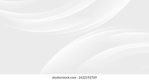 abstract white background with gradient color and artistic dynamic line decoration