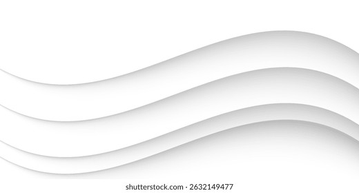 abstract white background with gradient color and artistic dynamic line decoration modern