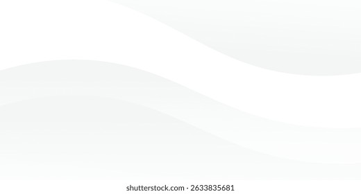 Fondo blanco abstracto con color degradado y decoración artística de línea dinámica