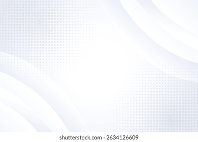 abstract white background with gradient color and artistic dynamic line decoration