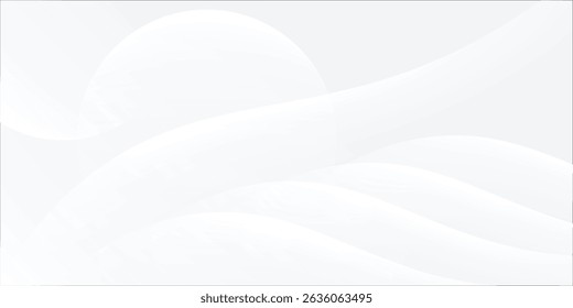 abstrakter weißer Hintergrund mit Farbverlauf und künstlerische dynamische Liniendekoration einfache Kunst