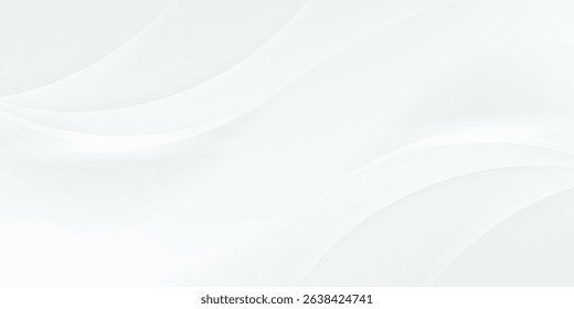 abstract white background with gradient color and artistic dynamic line decoration.vector eps10