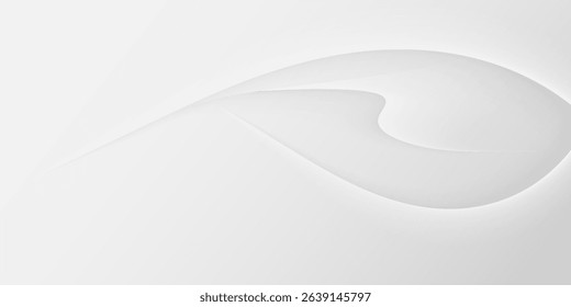 abstract white background with gradient color and artistic dynamic line decoration. vector illustration eps 10