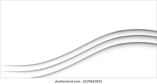 abstract white background with gradient color and artistic dynamic line decoration