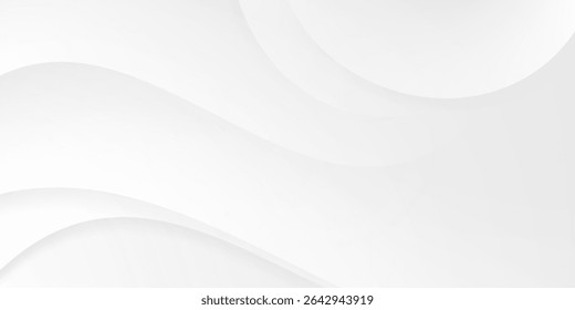 abstract white background with gradient color and artistic dynamic line decoration