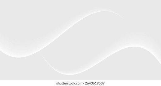 abstract white background with gradient color and artistic dynamic line decoration eps10