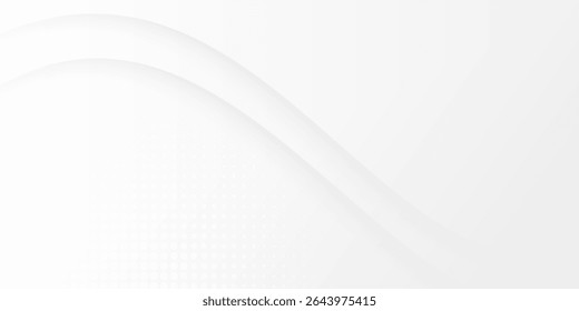 abstract white background with gradient color and artistic dynamic line decoration. eps 10