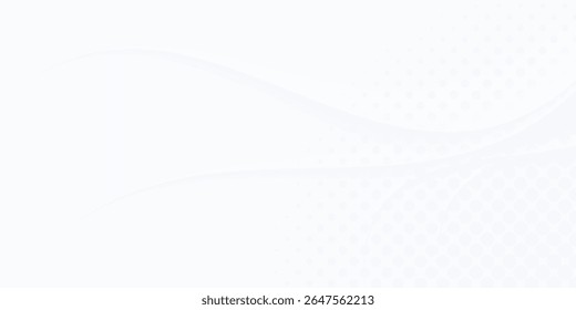fundo branco abstrato com cor gradiente e vetor de decoração de linha dinâmica artística