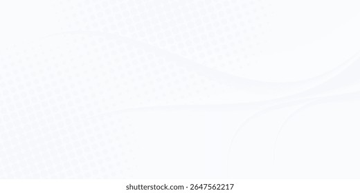 abstract white background with gradient color and artistic dynamic line decoration vector