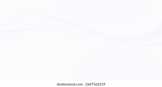 abstract white background with gradient color and artistic dynamic line decoration vector