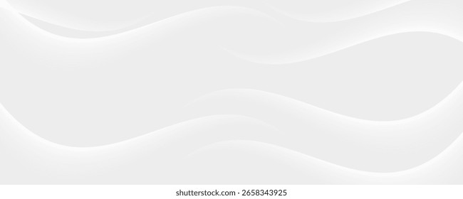 abstract white background with gradient color and artistic dynamic line decoration. white background with abstract wave line