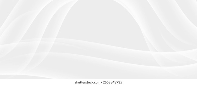 abstract white background with gradient color and artistic dynamic line decoration. white background with abstract wave line