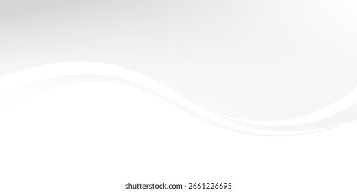 fundo branco abstrato com cor gradiente e decoração de linha dinâmica artística. ilustração vetorial Eps 10.