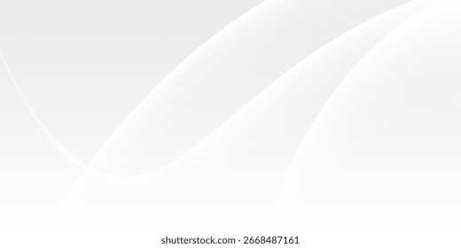 abstract white background with gradient color and artistic dynamic line decoration