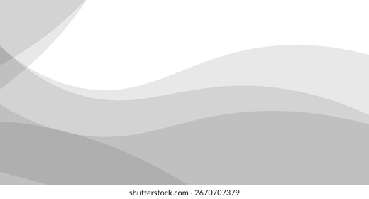 abstrakter weißer Hintergrund mit Farbverlauf und künstlerisch dynamischer Liniendekoration

