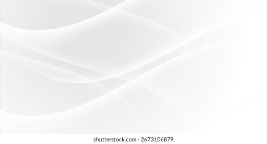 abstract white background with gradient color and artistic dynamic line decoration