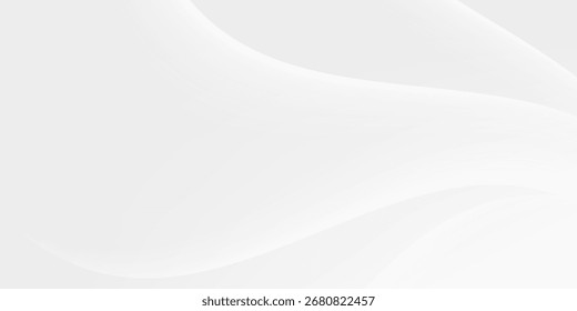 Fondo blanco abstracto con color degradado y decoración artística de línea dinámica