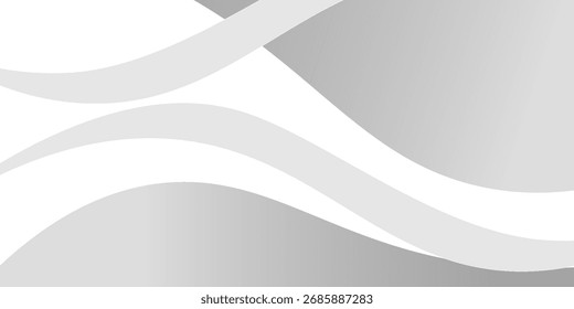 abstract white background with gradient color and artistic dynamic line decoration. eps 10