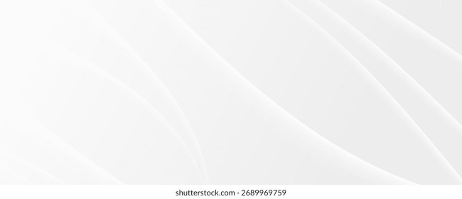 abstract white background with gradient color and artistic dynamic line decoration