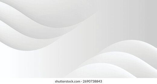 abstract white background with gradient color and artistic dynamic line decoration. vector ilustration.