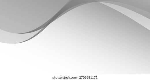 abstrakter weißer Hintergrund mit Farbverlauf und künstlerischer dynamischer Liniendekoration.eps10