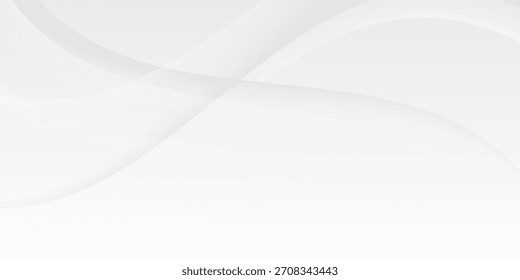 abstract white background with gradient color and artistic dynamic line decoration