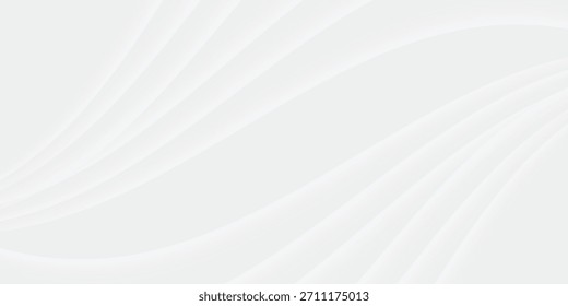 Fondo blanco abstracto con color degradado y decoración artística de línea dinámica