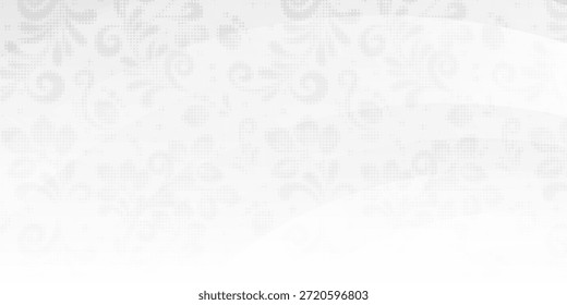 Fondo blanco abstracto con color degradado y decoración artística de línea dinámica