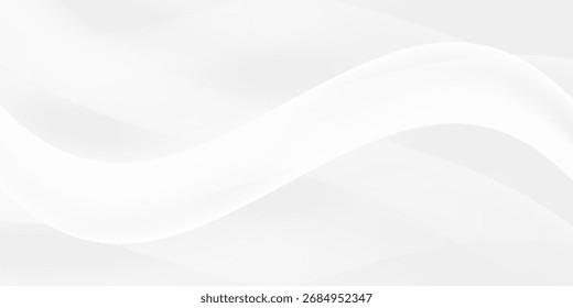 Fondo blanco abstracto con colores degradados y decoración artística de línea dinámica