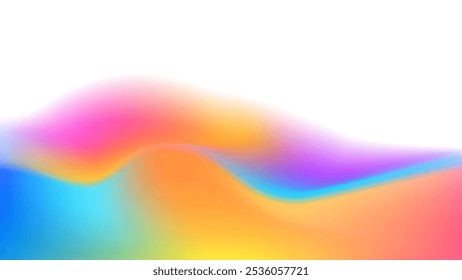 ABSTRACT WHITE BACKGROUND WITH GRADIENT MESH SMOOTH LIQUID BLUE ORANGE PURPLE COLOR DESIGN VECTOR TEMPLATE GOOD FOR MODERN WEBSITE, WALLPAPER, COVER DESIGN 