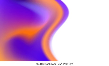 FUNDO BRANCO ABSTRATO COM GRADIENTE MALHA LARANJA LARANJA LISO LÍQUIDO DESIGN VETOR MODELO BOM PARA SITE MODERNO, PAPEL DE PAREDE, DESIGN DE CAPA 