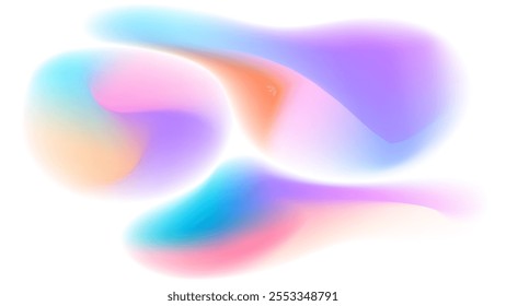 ABSTRACT WHITE BACKGROUND WITH GRADIENT MESH SMOOTH LIQUID BLUE ORANGE PURPLE PINK COLOR DESIGN VECTOR TEMPLATE GOOD FOR MODERN WEBSITE, WALLPAPER, COVER DESIGN 