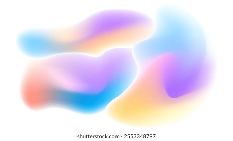 ABSTRACT WHITE BACKGROUND WITH GRADIENT MESH SMOOTH LIQUID BLUE ORANGE PURPLE PINK COLOR DESIGN VECTOR TEMPLATE GOOD FOR MODERN WEBSITE, WALLPAPER, COVER DESIGN 