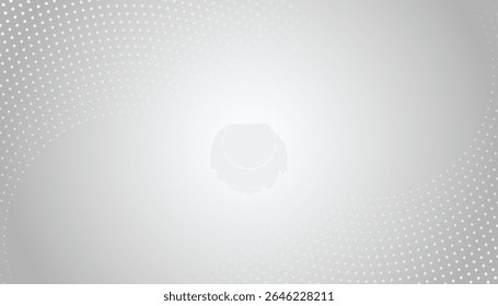 Abstract white background with gray dynamic curve. Vector illustration