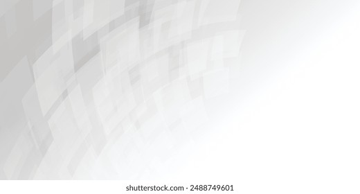 Fondo blanco Abstractas con líneas de perspectiva gris, Ilustración vectorial