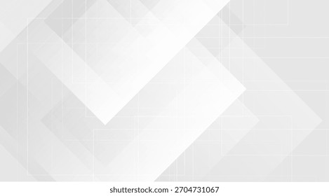 Fondo blanco Abstractas, cuadrados grises, líneas limpias, geometría moderna, para presentaciones muestra un diseño abstracto moderno ideal para presentaciones de negocios y Diseño web