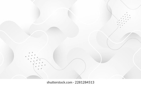Abstract white background with grey hi-tech polygonal business corporate concept