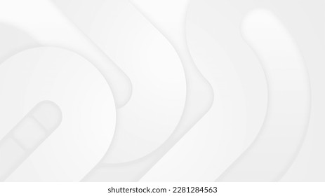 Abstract white background with grey hi-tech polygonal business corporate concept